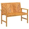 vidaXL Banc de jardin 109 cm bois massif d'acacia