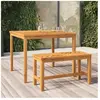 vidaXL Banc de jardin 80 cm bois massif d'acacia
