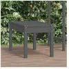 vidaXL Banc de jardin gris 80x44x45 cm bois massif de pin