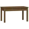 vidaXL Banc de jardin marron miel 80x44x45 cm bois de pin massif