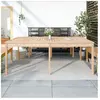 vidaXL Table de jardin 203,5x100x76 cm bois massif de pin
