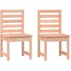 vidaXL Chaises de jardin lot de 2 50x48x91,5 cm bois massif de douglas