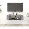 vidaXL Armoire TV suspendue Sonoma gris 100x30x26,5 cm Bois Ingénierie