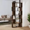 vidaXL Bibliothèque/Cloison Chêne fumé 80x24x192 cm Bois d'ingénierie