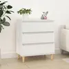 vidaXL Buffet Blanc 60x35x70 cm Bois d'ingénierie