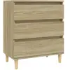 vidaXL Buffet Chêne sonoma 60x35x70 cm Bois d'ingénierie