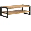 vidaXL Table basse 120x55x40 cm Bois de manguier massif