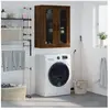 vidaXL Armoire murale chêne marron 69,5x34x90 cm