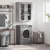 vidaXL Armoire murale gris béton 69,5x34x90 cm