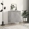 vidaXL Buffet Gris béton 60x35x70 cm Bois d'ingénierie