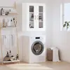 vidaXL Armoire murale blanc 69,5x34x90 cm