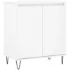 vidaXL Buffet Blanc 60x35x70 cm Bois d'ingénierie