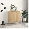vidaXL Buffet Chêne sonoma 60x35x70 cm Bois d'ingénierie