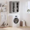 vidaXL Armoire murale sonoma gris 69,5x34x90 cm