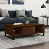 vidaXL Table basse chêne marron 104x60x35 cm bois d'ingénierie