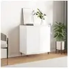 vidaXL Buffet Blanc 60x35x70 cm Bois d'ingénierie