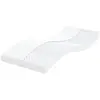 vidaXL Matelas en mousse blanc 80x200 cm 7 zones dureté 20 ILD