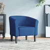 Vidaxl - Fauteuil cabriolet bleu tissu Blue