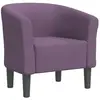 vidaXL Fauteuil Cabriolet, Chaise avec Accoudoirs, Canapé avec Dossier, Siège Rembourré, Meuble de Salon Chambre Bureau, 356433