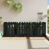 vidaXL Lit surélevé de jardin design de clôture 200x50x70cm pin massif