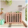 vidaXL Lit surélevé de jardin design de clôture bois douglas massif