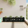 vidaXL Lit surélevé de jardin design de clôture 150x30x30cm pin massif