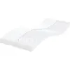 vidaXL Matelas en mousse 2 pcs blanc 100x200 cm 7 zones dureté 20 ILD