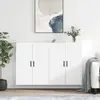 vidaXL Vidaxl Armoires Murales 2 Pcs Blanc 69,5x34x90 Cm