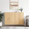 vidaXL Armoires murales 2 pcs chêne sonoma 69,5x34x90 cm