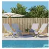 vidaXL Serviettes de plage 4 pcs gris 60x135 cm tissu 400 GSM