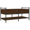 vidaXL Table basse chêne marron 99x50x50 cm bois d'ingénierie