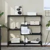 vidaXL Table console noir 103x32x95 cm bois d'ingénierie