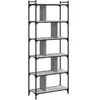 vidaXL Bibliothèque 6niveaux sonoma gris 76x32x192cm bois d'ingénierie