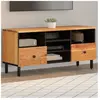 vidaXL Meuble TV 100x33x46 cm bois d'acacia solide