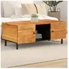 vidaXL Table basse 100x54x40 cm bois massif d'acacia