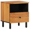 vidaXL Table de chevet 40x33x46 cm Bois d'acacia massif