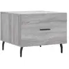 vidaXL Table basse Sonoma gris 50x50x40 cm Bois d'ingénierie