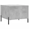 vidaXL Tables basses 2 pcs gris béton 50x50x40 cm bois d'ingénierie