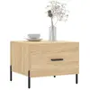 vidaXL Tables basses 2 pcs chêne sonoma 50x50x40 cm bois d'ingénierie