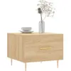 vidaXL Tables basses 2 pcs chêne sonoma 50x50x40 cm bois d'ingénierie
