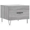 vidaXL Table basse Sonoma gris 50x50x40 cm Bois d'ingénierie