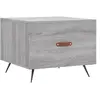 vidaXL Table basse Sonoma gris 50x50x40 cm Bois d'ingénierie