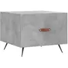 vidaXL Table basse gris béton 50x50x40 cm bois d'ingénierie