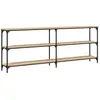 vidaXL Table console chêne sonoma 200x29x75 cm bois dingénierie 834111