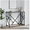 vidaXL Table console sonoma gris 100x40x80 cm bois d'ingénierie