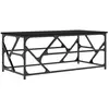 vidaXL Table basse Noir 100x50x40 cm Bois d'ingénierie