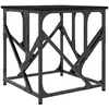 vidaXL Table basse noir 45x45x47,5 cm bois d'ingénierie