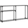 vidaXL Table console sonoma gris 145x22,5x75 cm bois d'ingénierie