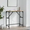 vidaXL Table console chêne sonoma 75x32x75 cm bois d'ingénierie