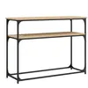 vidaXL Table console chêne sonoma 100x35,5x75 cm bois d'ingénierie